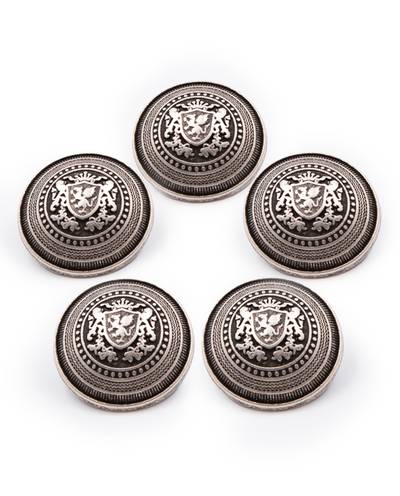 Lot Van 5 Knoopjes "Officier"