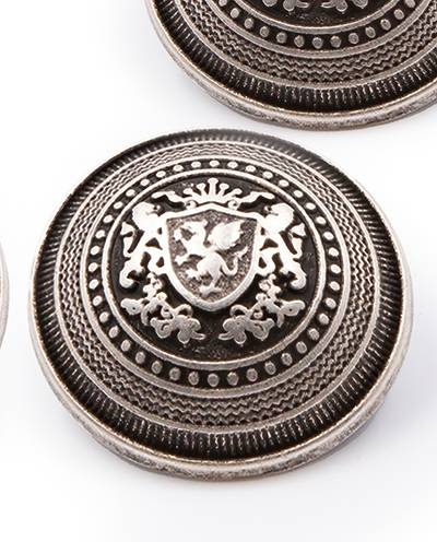 Lot Van 5 Knoopjes "Officier"