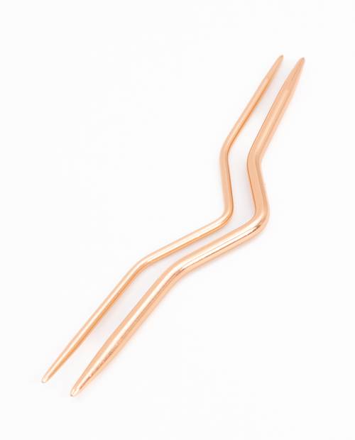 Kabelnaalden. Kleur : Rosé-Gold