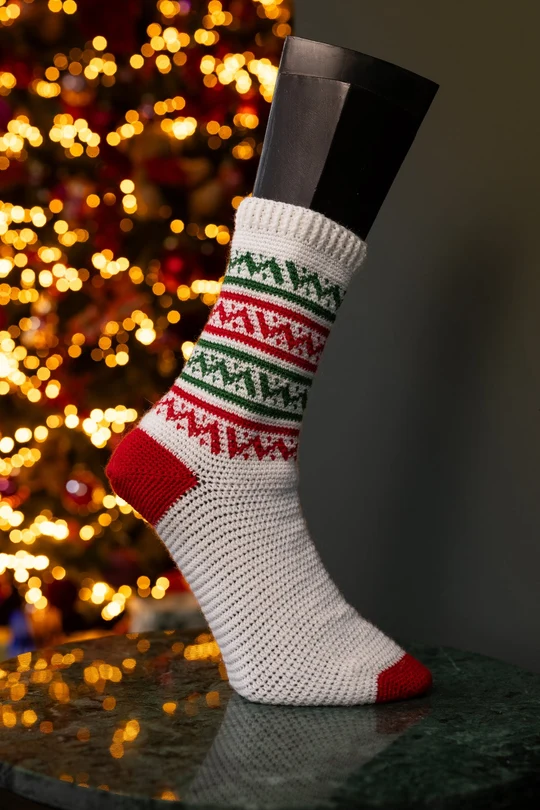 Kerstsokken breien en haken