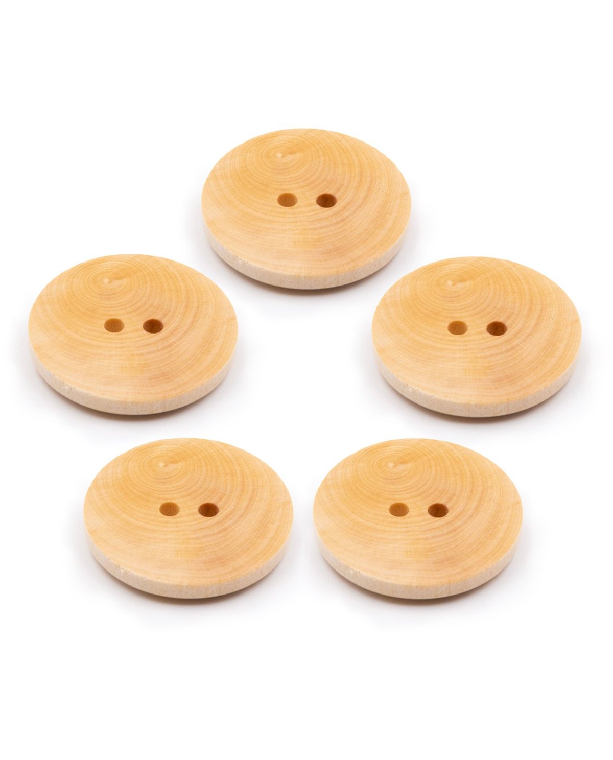 Lot Van 5 Knopen Natuur-Hout