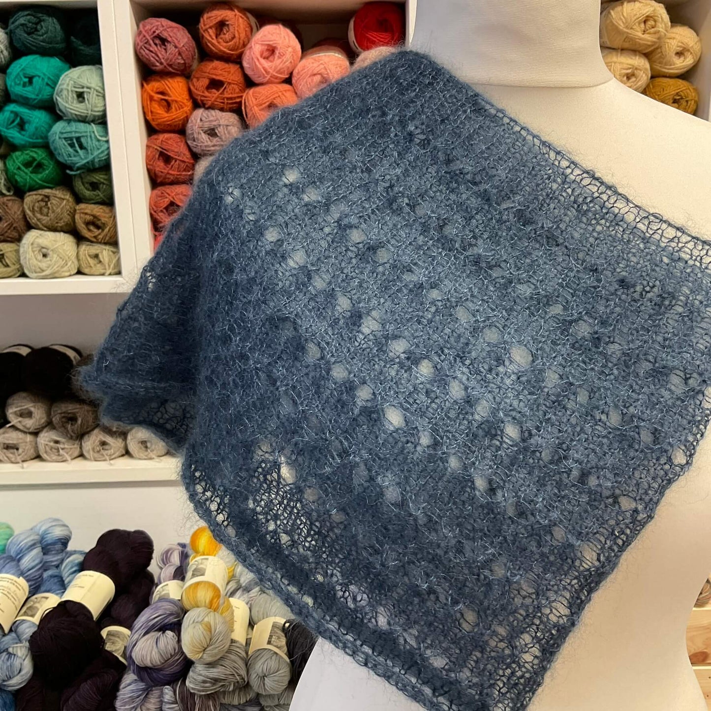 Workshop : Ajoursjaal rondbreien