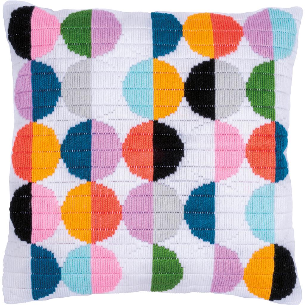 Tension stitch cushion kit Circles