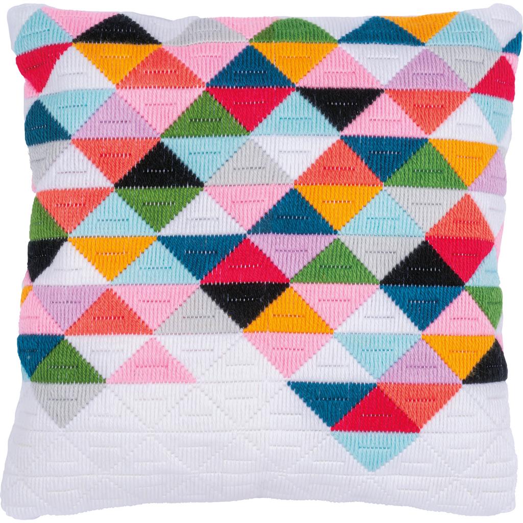 Tension stitch cushion kit Triangles