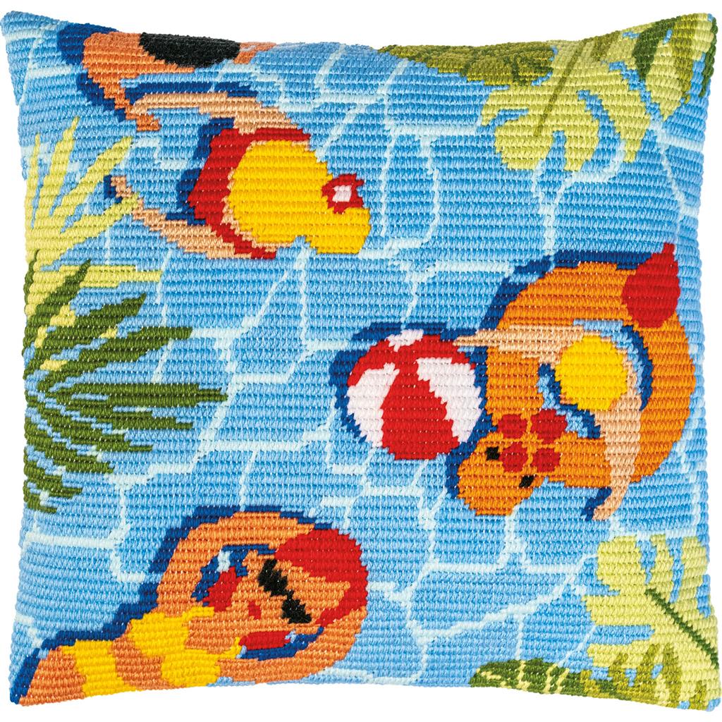 Slanted tension stitch cushion kit Summer